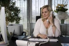 Frau Dr. Zech in ihrem Büro in der Kinderwunsch-Clinic Innsbruck